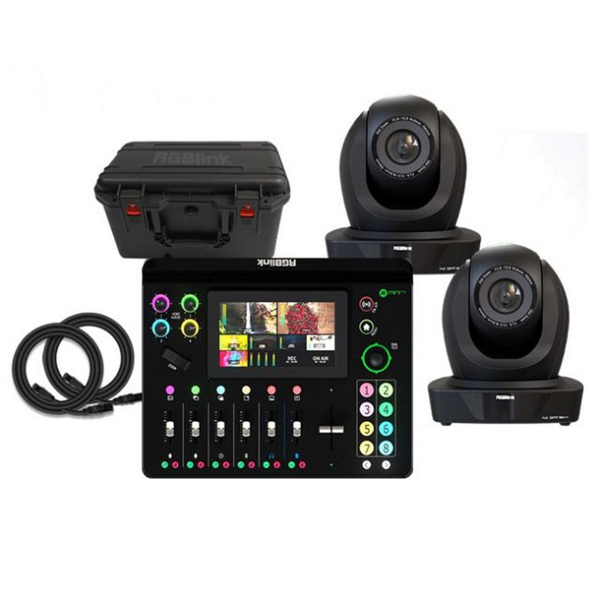 RGBlink vue PTZ Cameras with mini-mx Kit