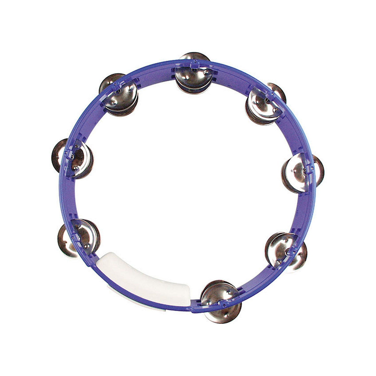 Rhythm Tech TC4040 True Colors Tambourine, Blue 10-Inch