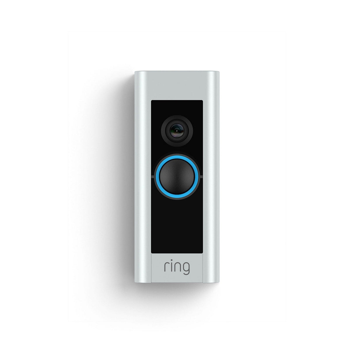 Ring Wired Doorbell Plus with Color Night Vision, Satin Nickel