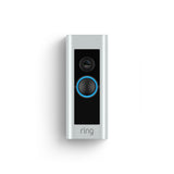 Ring Wired Doorbell Plus with Color Night Vision Satin Nickel