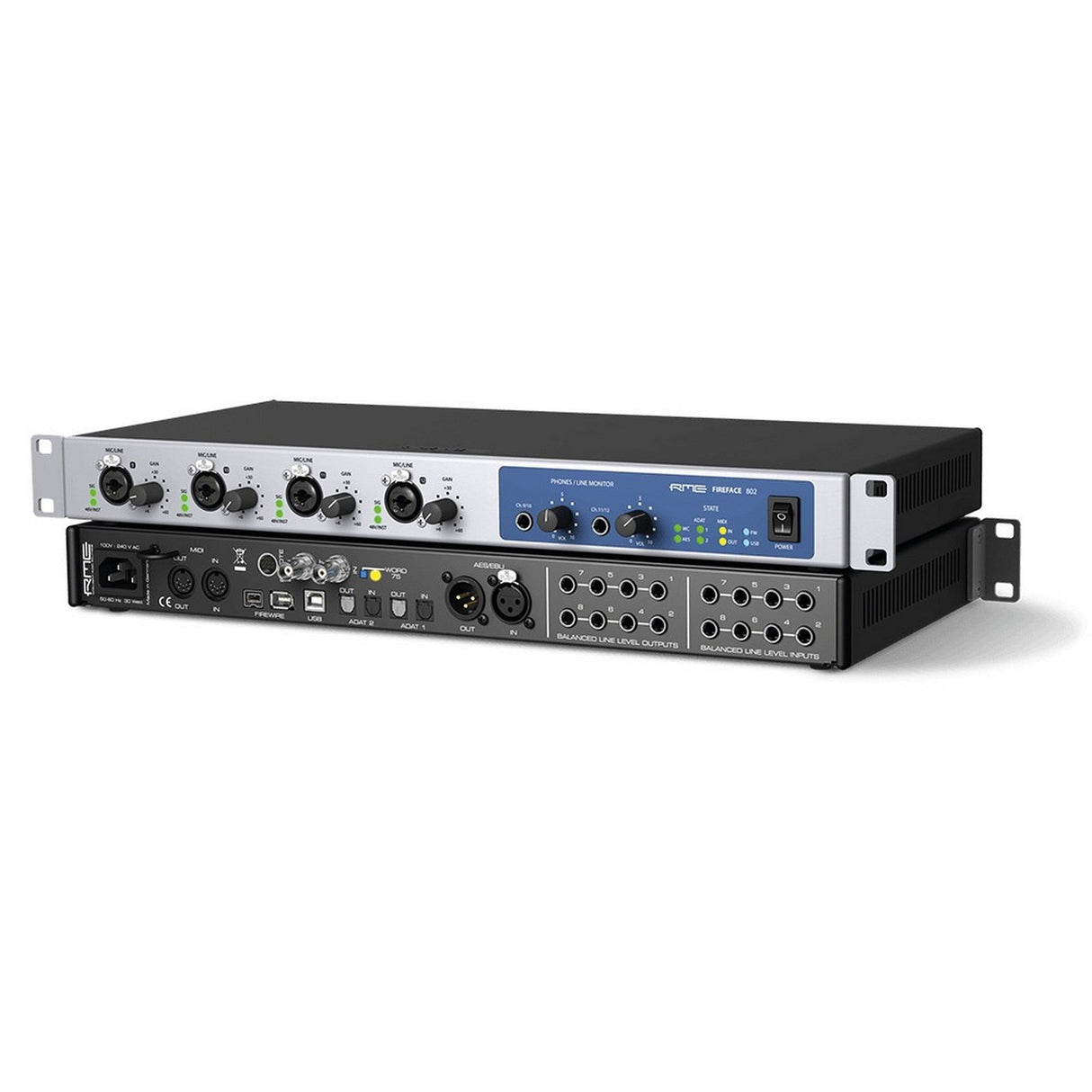 RME Fireface 802 60 Channel High End 192 kHz USB Firewire Audio Interface