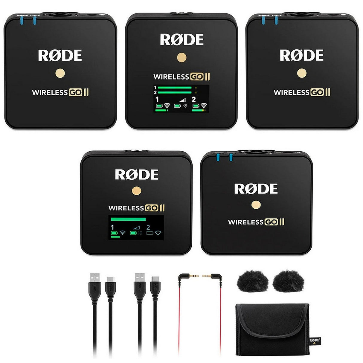 RODE Wireless GO II Dual Channel Microphone System Bundle