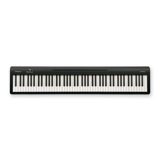 Roland FP-10 88-key digital piano keyboard front view