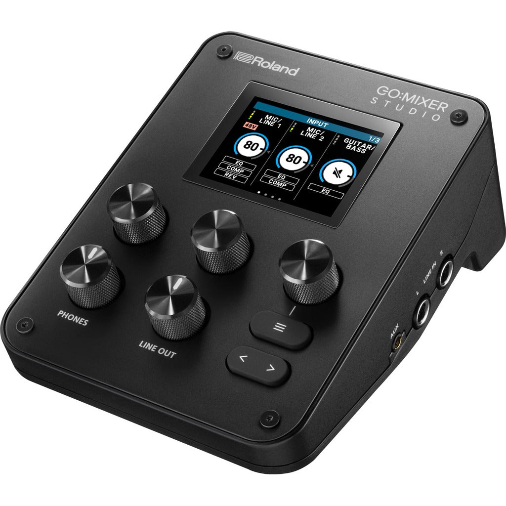 Roland GO:MIXER STUDIO Portable Streaming Mixer and 24-Bit/192kHz USB Interface