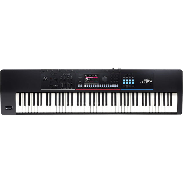Roland JUNO-D8 88-key synthesizer keyboard front view