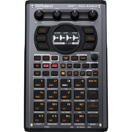 Roland SP-404MKII sampler and effector front panel with pads