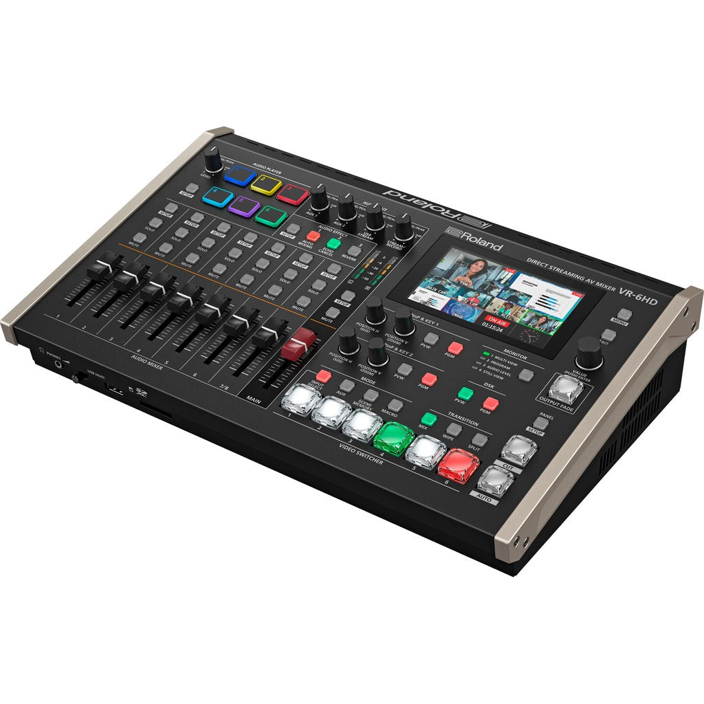 Roland VR-6HD Direct Streaming AV Mixer with 6 HDMI Inputs