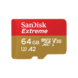 SanDisk Extreme microSD UHS-I Memory Card, 64 GB
