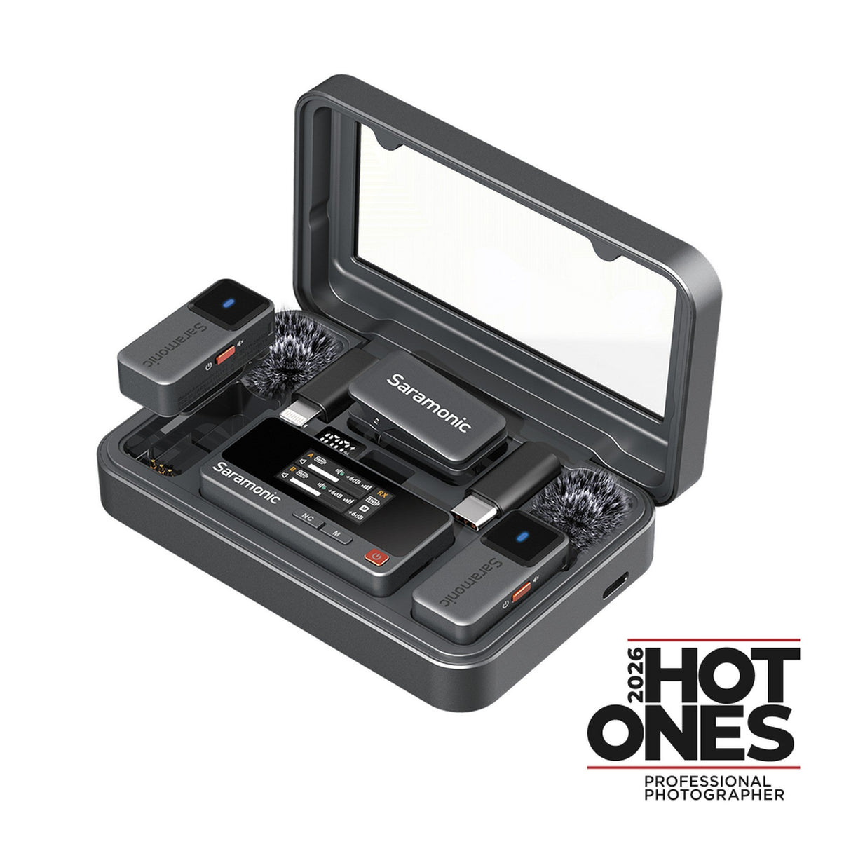 Saramonic Air 2-Person Mini Wireless Lavalier Microphone System, 2.4 GHz