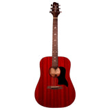 Sawtooth ST-AD-MV-CH Transparent Cherry Mahogany Acoustic Guitar, Right-Handed
