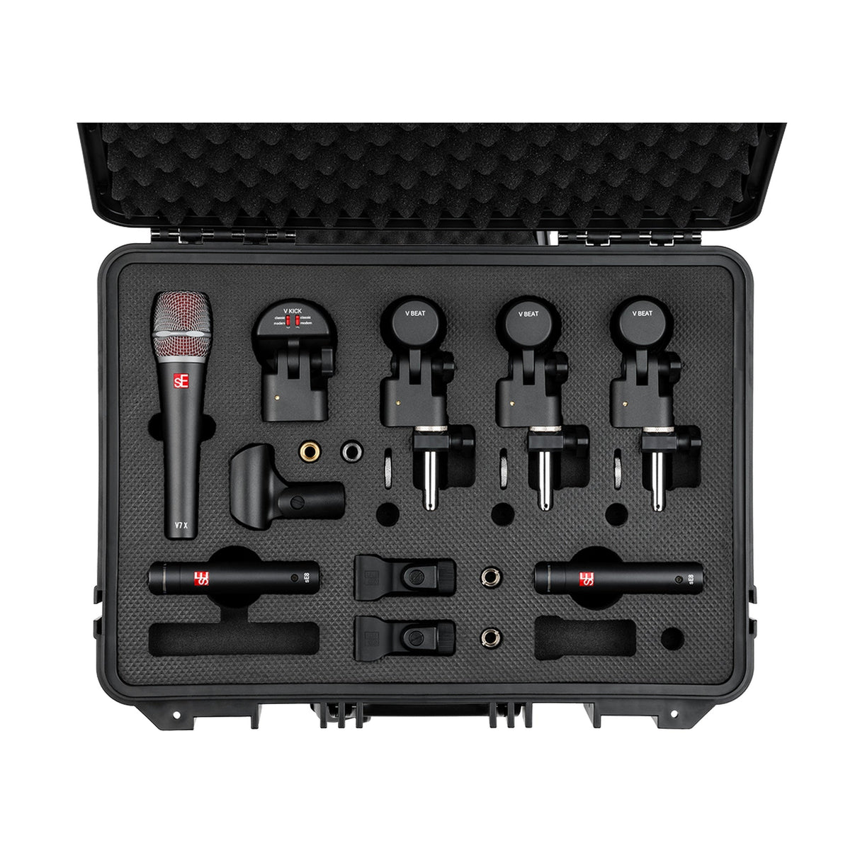 sE Electronics V PACK ARENA BLACK Drum Microphone Set