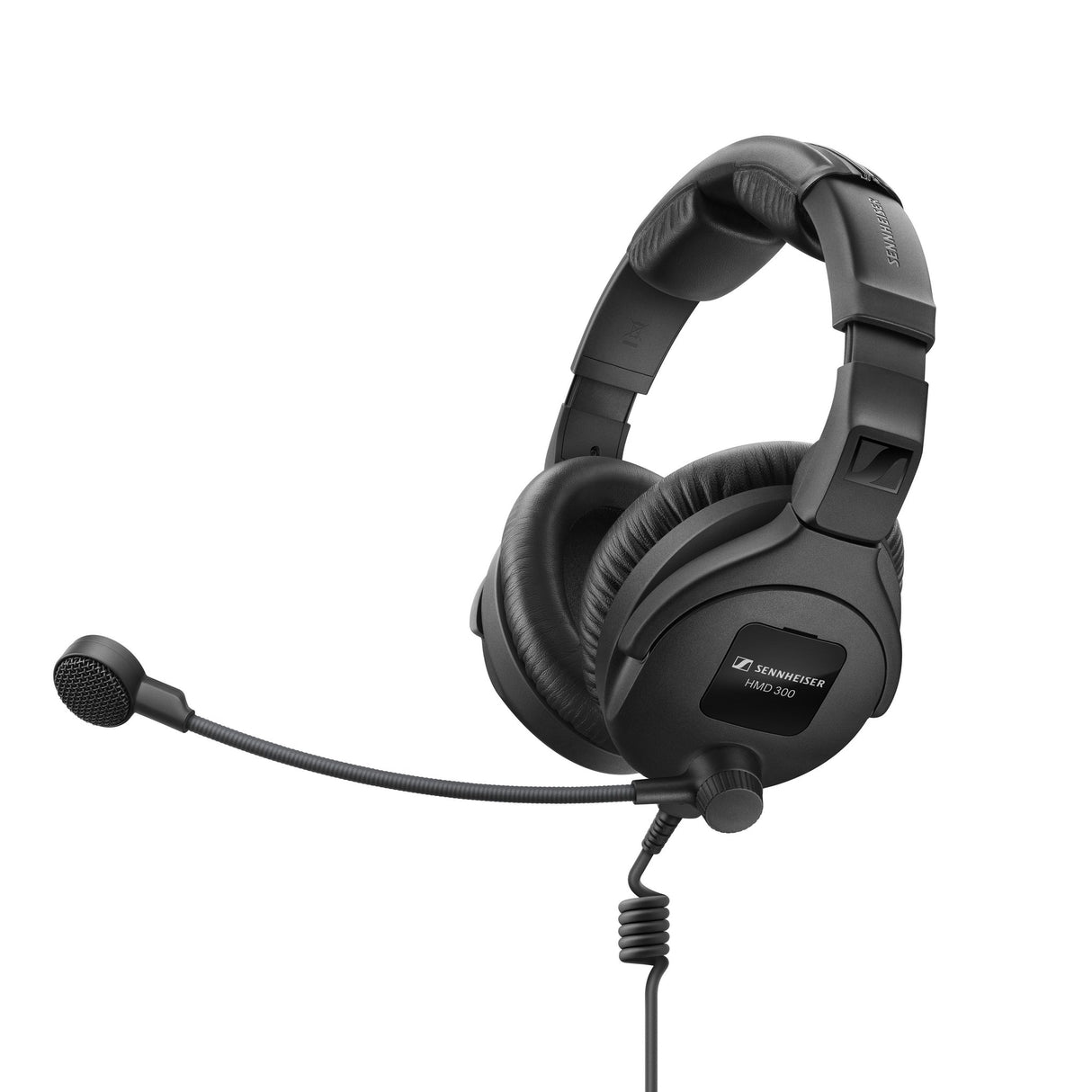 Sennheiser HMD 300 X3K1 Dual-Sided Broadcast Dynamic Super-Cardioid Microphone Headset with Copper XLR to 1/4-Inch Cable