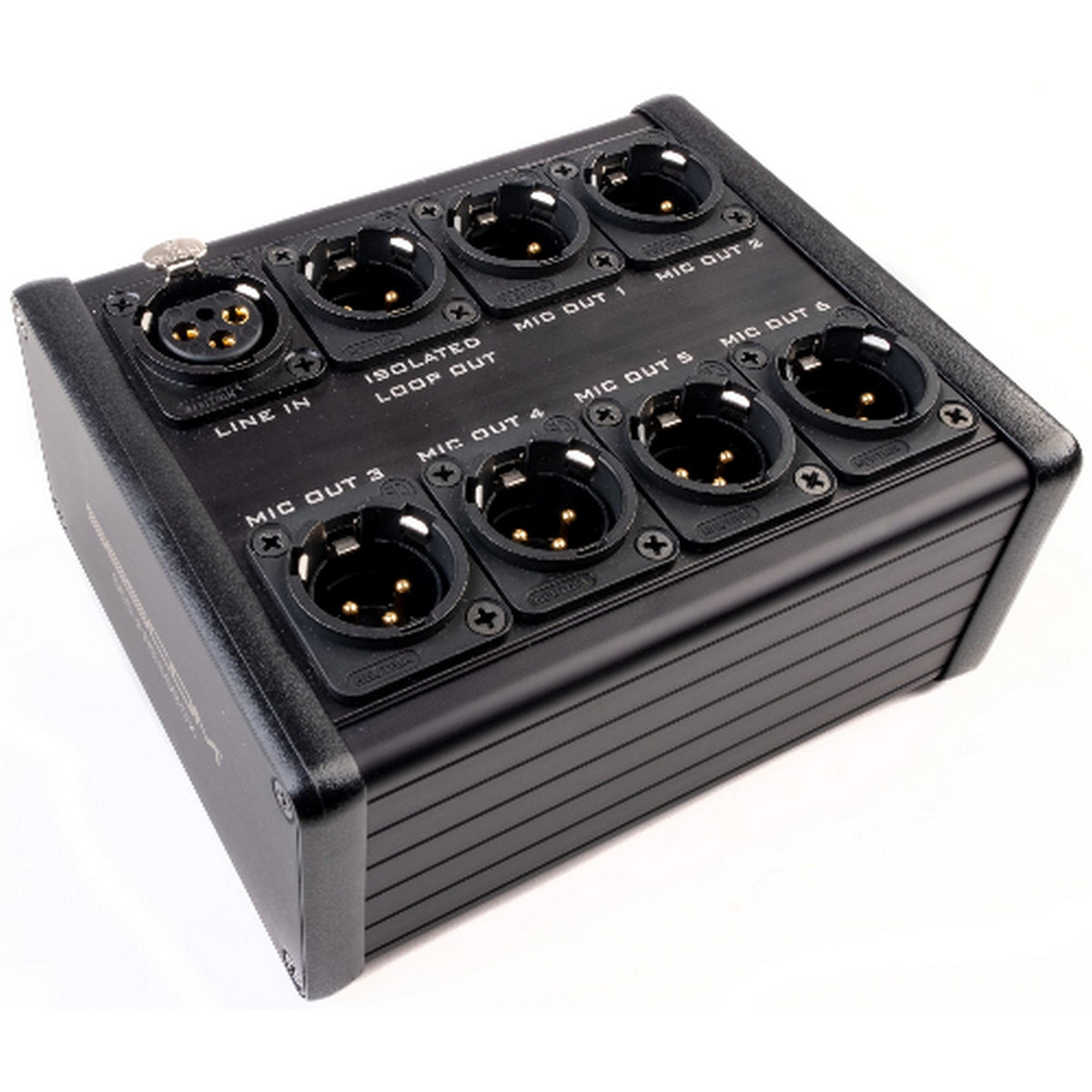 Sescom SES-PRESSBOX 6-Channel Passive Broadcast Press Box – AVLGEAR