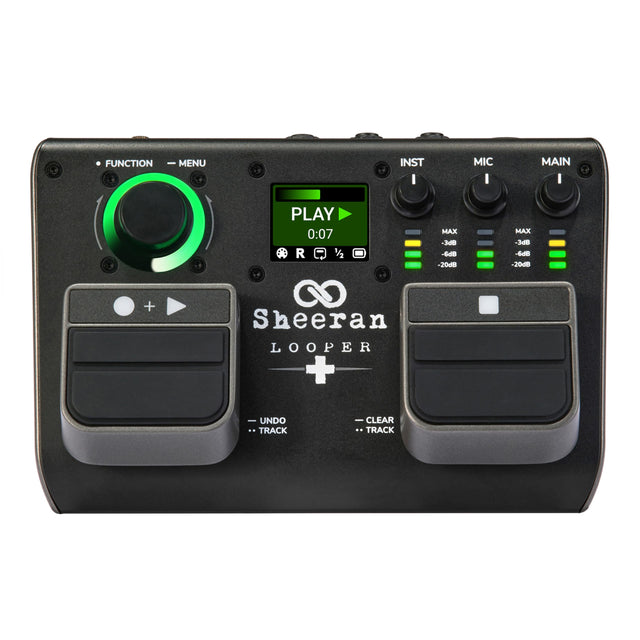 Sheeran Looper+ Dual-Track Looper Pedal with 4 Loop Modes and USB Audio