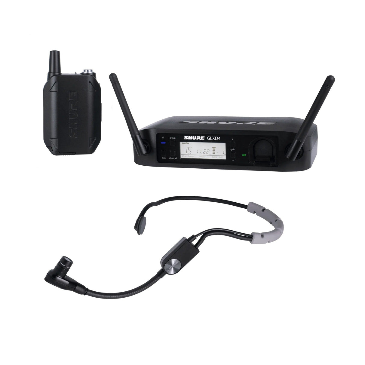 Shure GLXD14/SM35-Z2 Headworn Microphone Wireless System, Z2 2404-2478 MHz