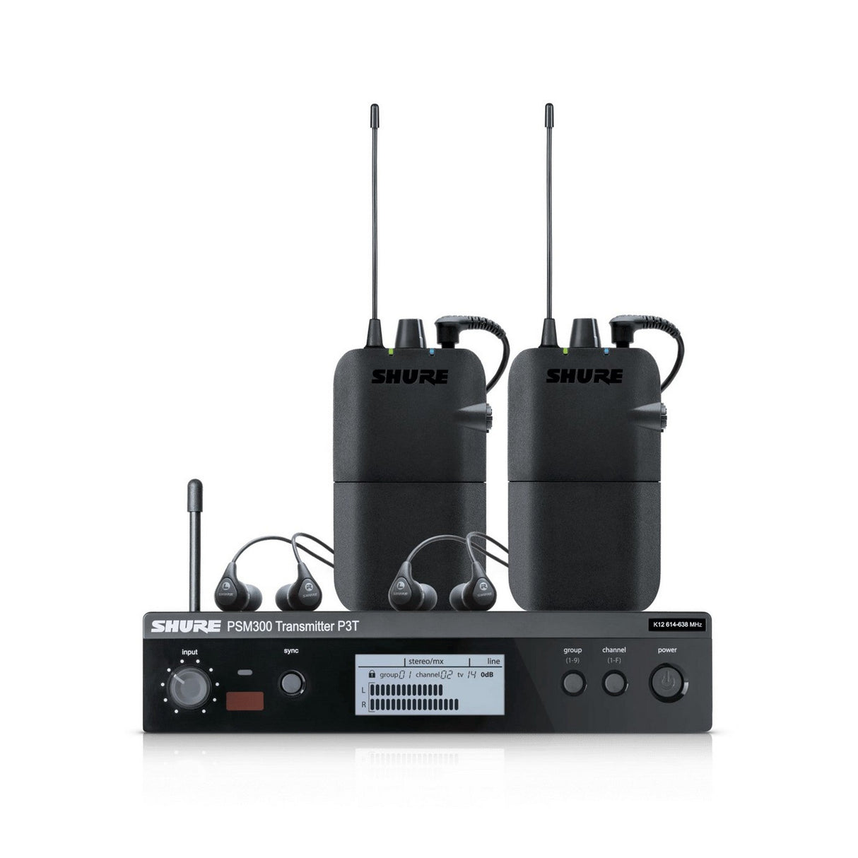 Shure P3TR112TW PSM300 Twinpack, J13