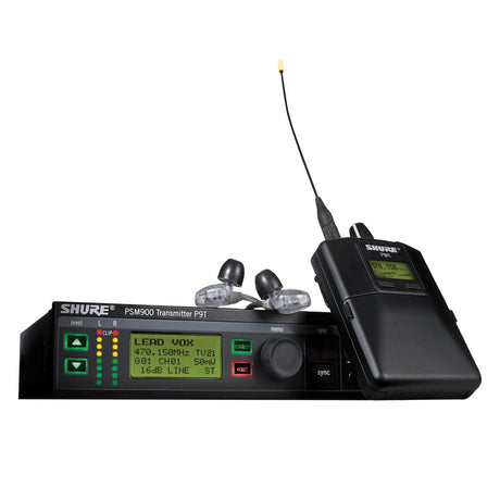 Shure P9TRA + 425CL G7 PSM 900 Personal Monitor System