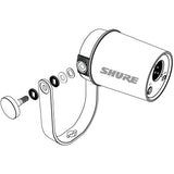 Shure Yoke with Stem Assembly for MV7 and MV7+ (95A49271)