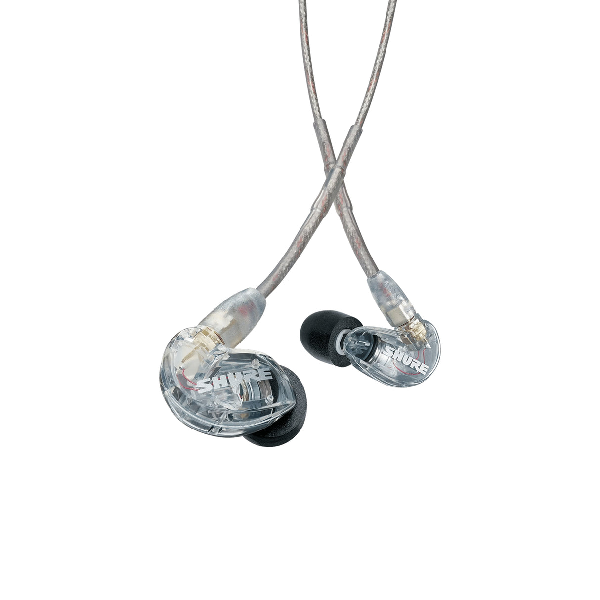 Shure SE215 Pro In-Ear Sound Isolating Earphones, Clear (Used)