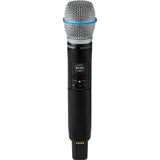 Shure SLXD2+ Digital Wireless Handheld Transmitter with Beta 87A Supercardioid Capsule (G57 Band)