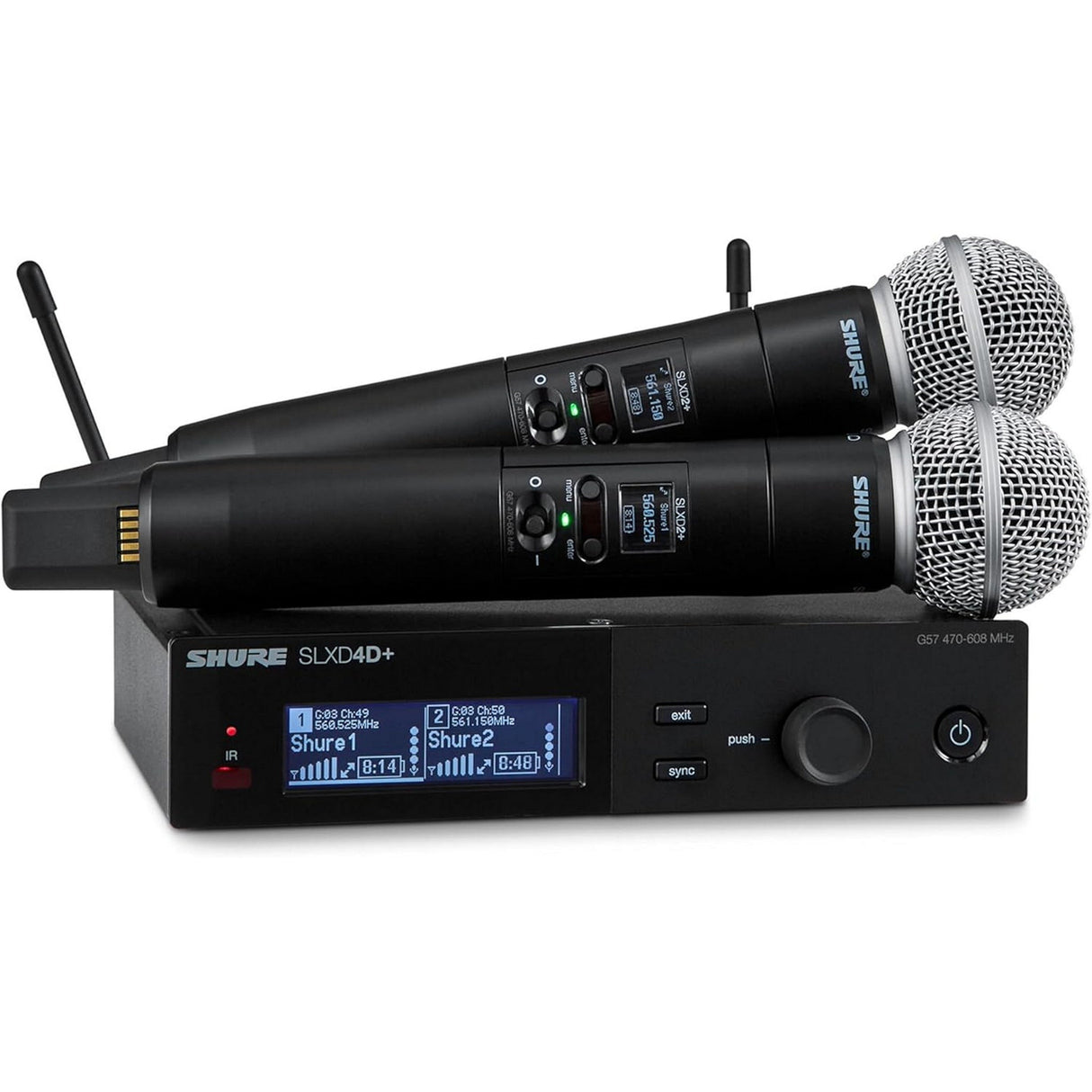 Shure SLXD24+/Beta58A Wireless Handheld System (G57 Band)