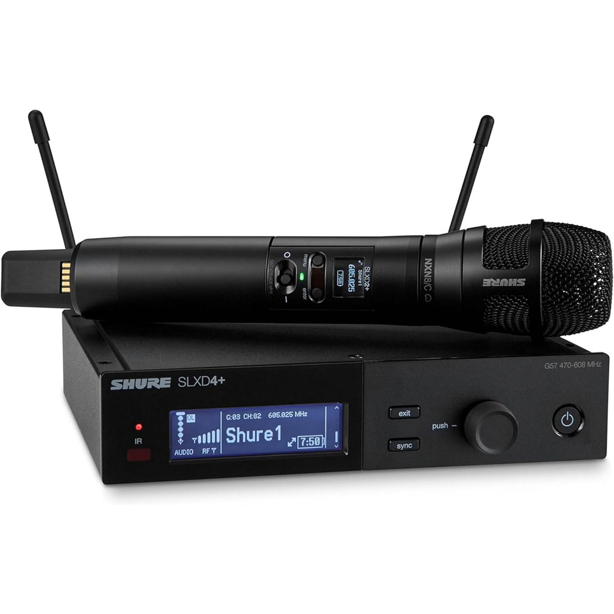 Shure SLXD24+/Nexadyne 8/C Wireless Handheld System (G57 Band)