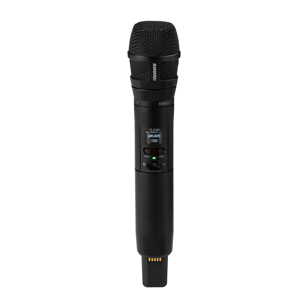 Shure SLXD2+/N8C Digital Wireless Nexadyne 8/C Cardioid Handheld Microphone Transmitter, G57 470-608 MHz