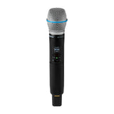 Shure SLXD2+TA/B87A TAA Compliant Digital Wireless Handheld Transmitter, G57 470-608 MHz