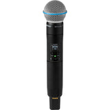 Shure SLXD2+ TAA Compliant Digital Wireless Handheld Transmitter with Beta 58A Supercardioid Capsule (G57 Band)