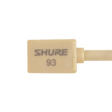 Shure WL93T Miniature Lavalier Microphone, Tan