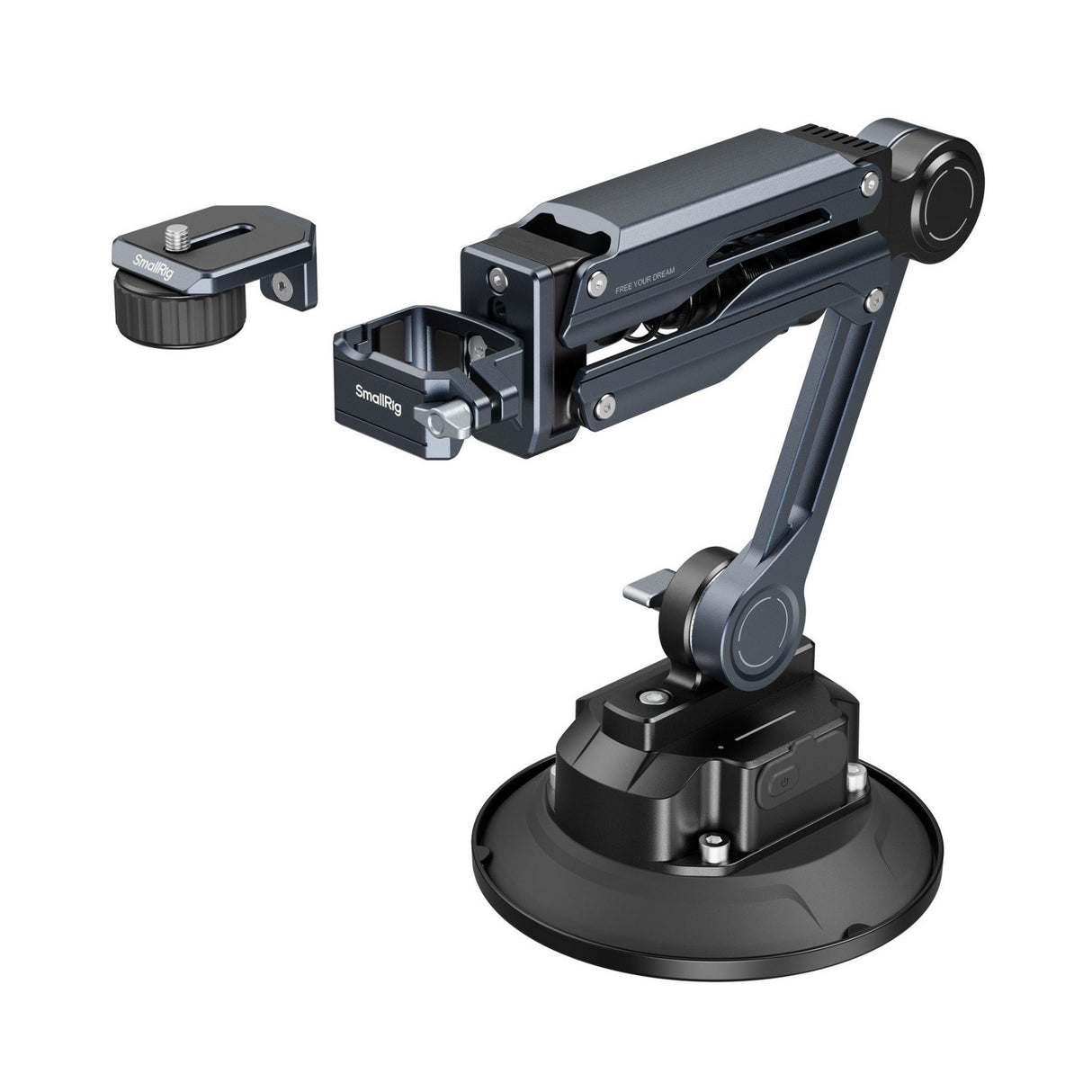 SmallRig 5507 Shock Absorber Support with Electronic Suction Cup for DJI Osmo Pocket 3 / GoPro HERO13 Black / Insta360 X4