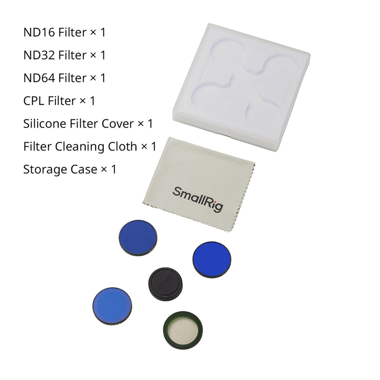SmallRig 5787 CPL and ND16 and ND32 and ND64 Filter Kit for DJI Osmo Nano Action Camera