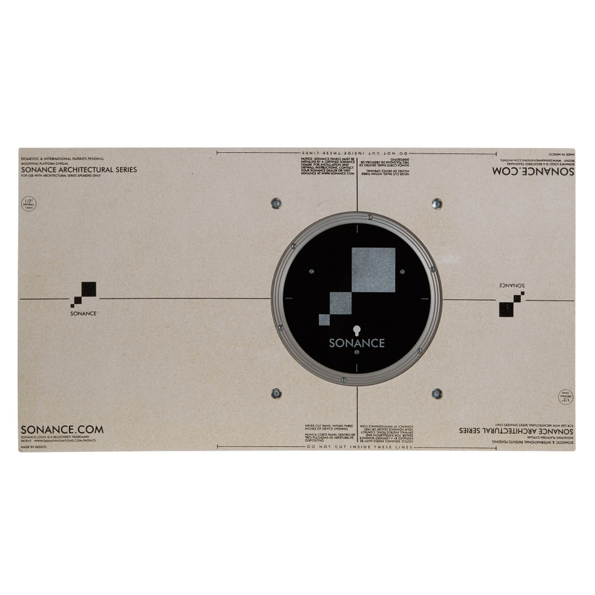 Sonance Architectural Series Gypsum Mounting Platform, Medium