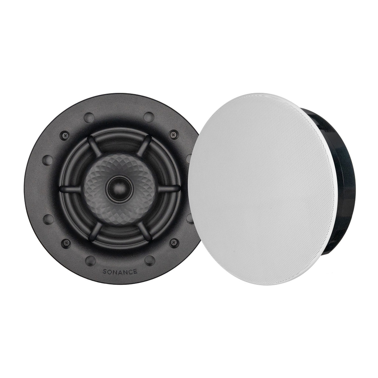 Sonance VXXT6R 6-Inch Outdoor Extreme Round In-Ceiling Speakers, Pair, White
