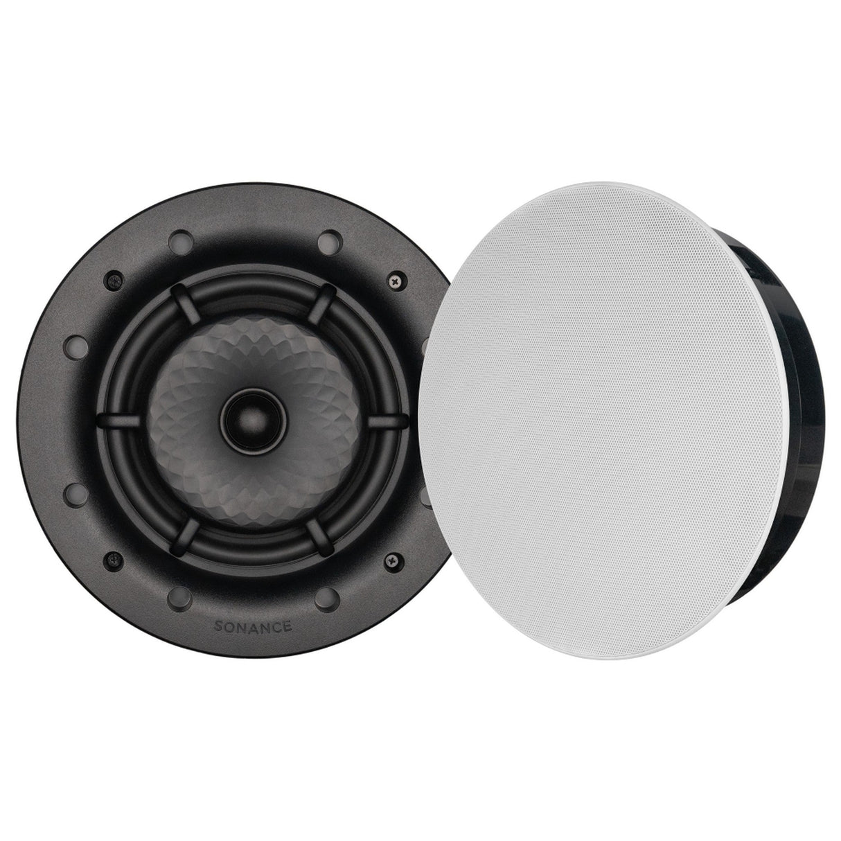 Sonance VXXT8R 8-Inch Outdoor Extreme Round In-Ceiling Speaker, Pair, White