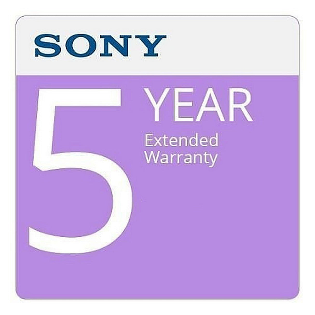 Sony 5-Year Extended Warranty for Professional Displays