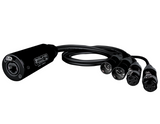 SoundTools CTFMX CAT Tails 2-Female XLR and 2-Male XLR Breakout Tails to Female etherCON, 24-Inch