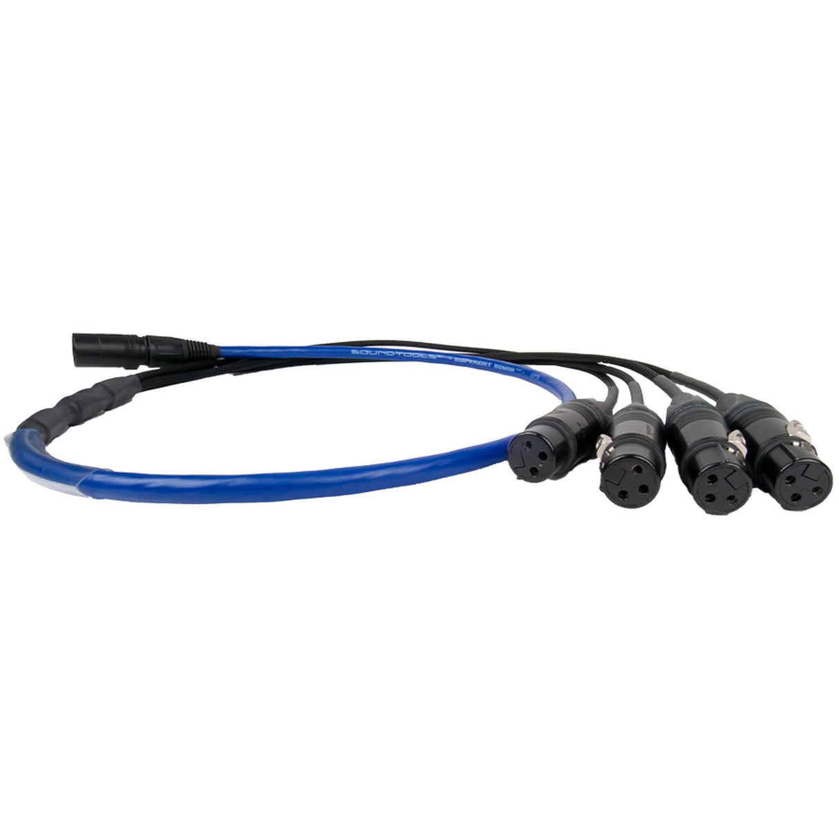 SoundTools SCST-FD-E SuperCAT Sound Tails 4 Female XLR to Female etherCON Snake Cable