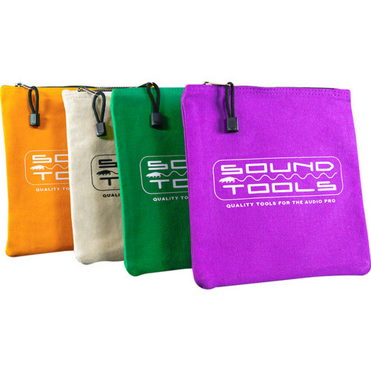 SoundTools TBS-8-5 Square Canvas Tool Bags, 4-Pack