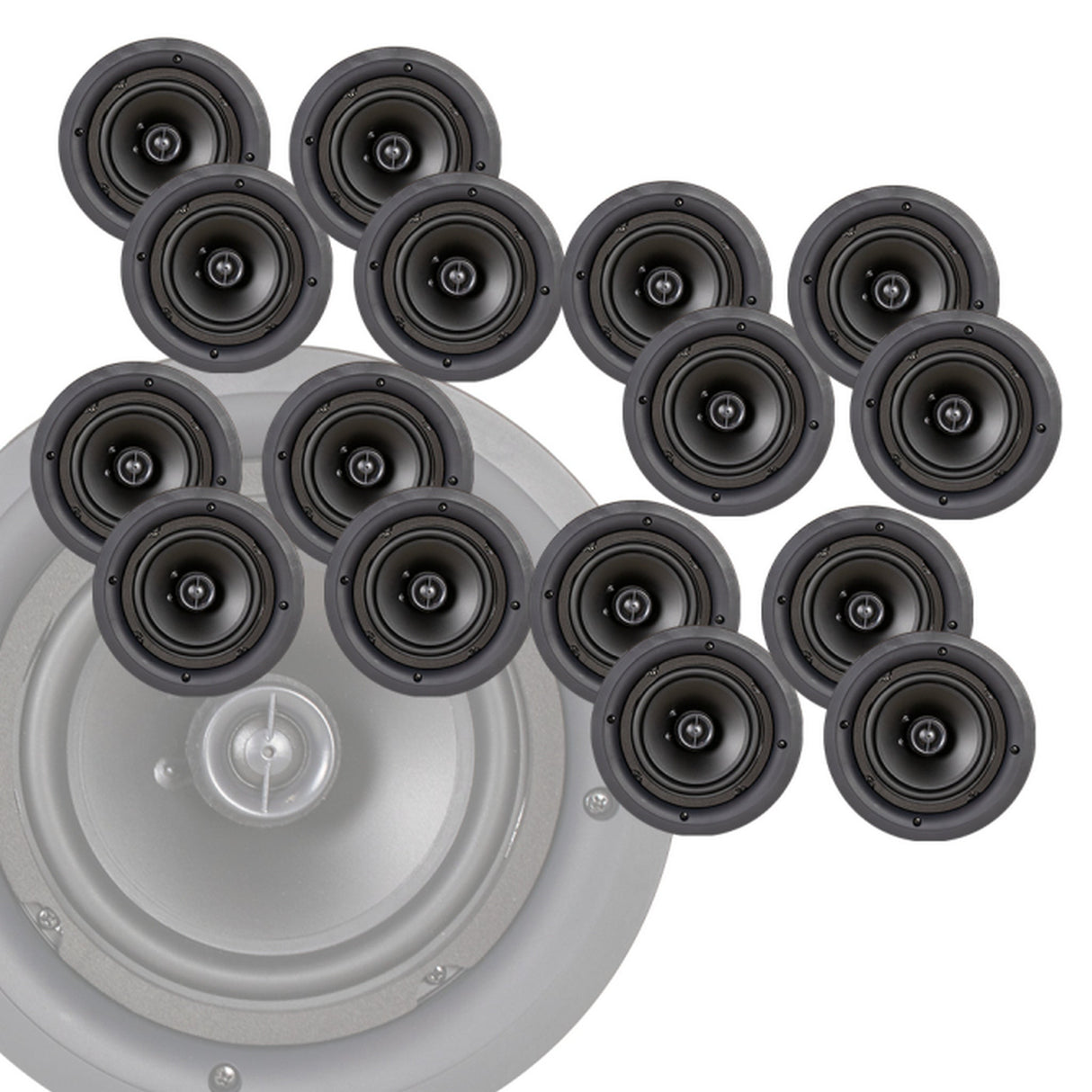SoundTube CS-6R 6.5-Inch 2-Way In-Ceiling Speaker, Single Unit or Master Pack
