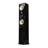 SoundTube S1.8T Tall Bookshelf Speaker, Black Gloss Finish