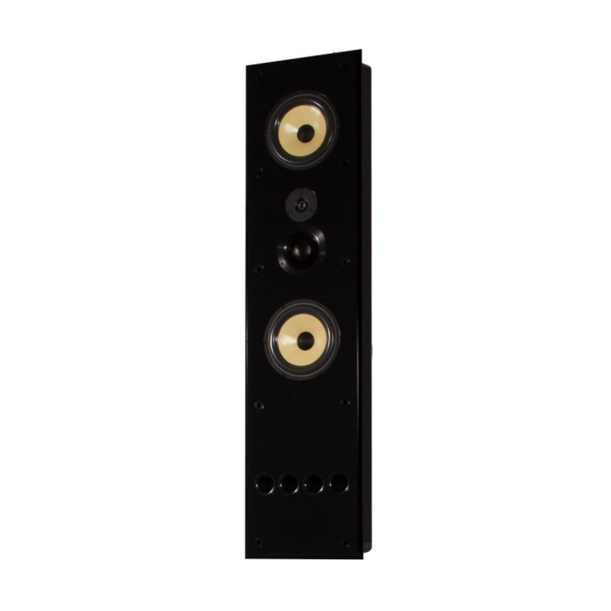 SoundTube S1.8TIW Tall In-Wall Bookshelf Speaker, Black Gloss Finish
