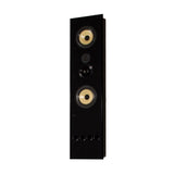 SoundTube S1.8TIW Tall In-Wall Bookshelf Speaker, Black Gloss Finish