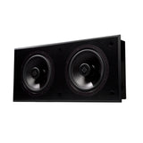 SoundTube SW4.IW Dual 10-Inch In-Wall Subwoofer, Black Gloss FInish