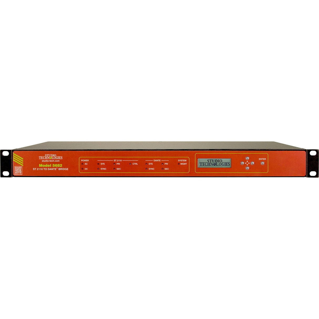 Studio Technologies 5682-02 64-Channel 1RU ST 2110 to Dante Bridge