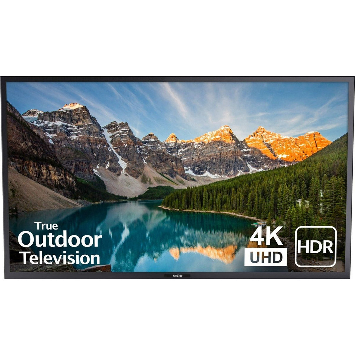 SunBrite Veranda Series 4K Full Shade LED HDR Outdoor TV Black - 43’’