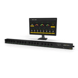 SurgeX Vertical Series+ Smart 120V/12A Power Distribution Unit, 16 Outlets