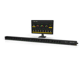 SurgeX Vertical Series+ Smart 16A Power Distribution Unit, 24 Outlets