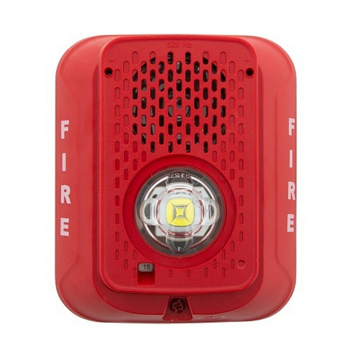 System Sensor P2RLED-LF Low-Frequency LED Wall Sounder Strobe, Red