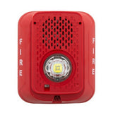 System Sensor P2RLED-LF Low-Frequency LED Wall Sounder Strobe, Red